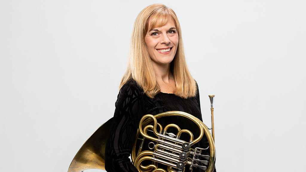 Headshot of CSO French Horn player Elizabeth Freimuth